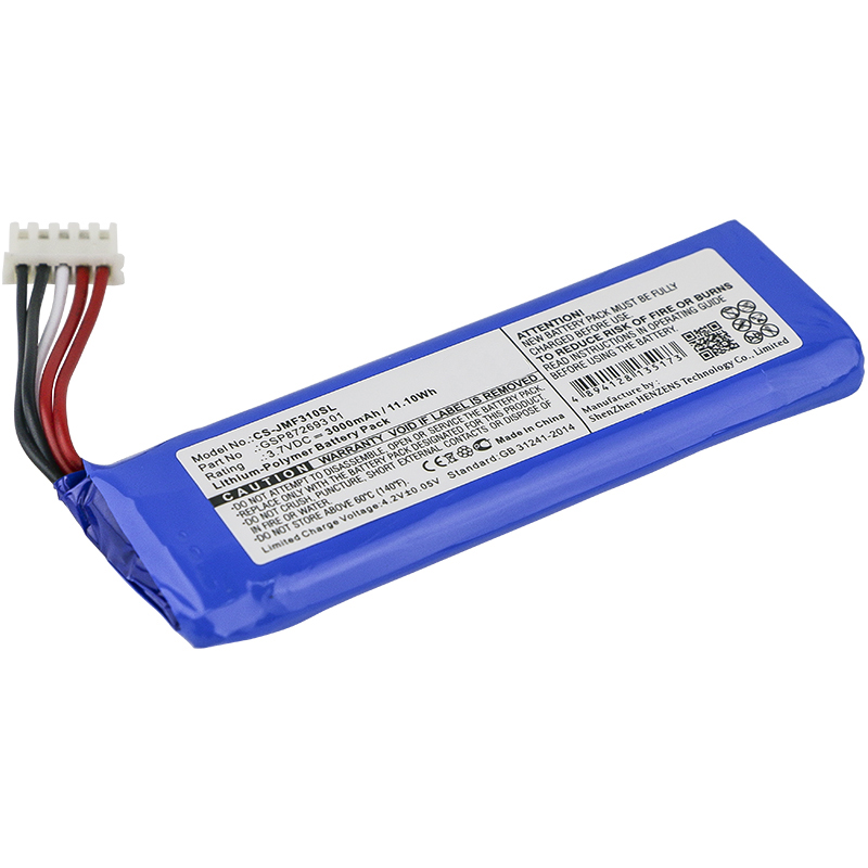 Аккумулятор для JBL Flip 4 Special Edition GSP872693 01 Tamex Mini, беспроводной музыкальный громкоговоритель, сменная внутренняя батарея