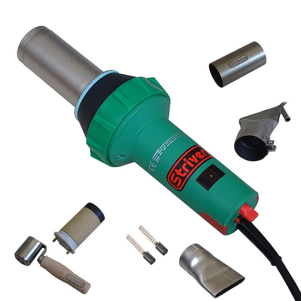 Hot Air Welder Kit 3400W High-Speed Banner Tarpaulin Good quality Pressure Seam Roller with Hot Air Nozzle for PVC Application