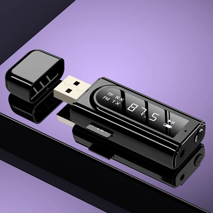 Автомобильный FM-трансмиттер WK9 с поддержкой Bluetooth 5,0 и TF-карт
