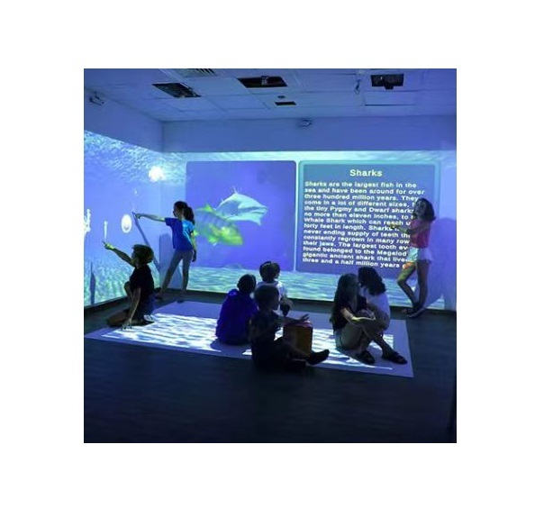 new technology immersive projection 3d hologram projector wall projection system interactive games