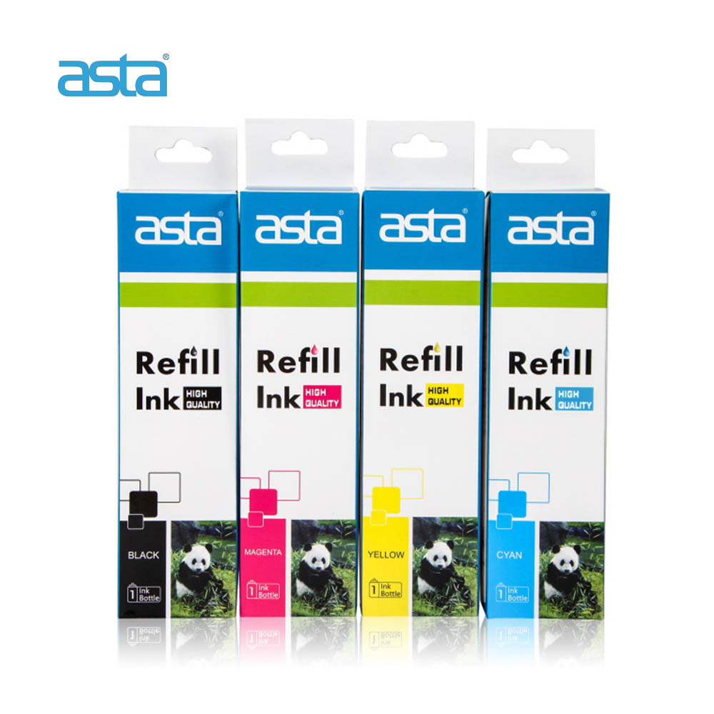 ASTA Brand Factory Wholesale Bulk Bottle Refill T1281 T1282 T1283 T1284 Printer Printing Pigment Compatible Dye Ink For Epson