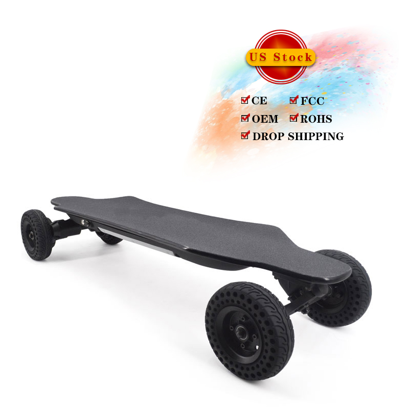 New arrival!!! Directly Wholesale CE RoHS OEM electric mountainboard 15-40km/h all Terrain Skateboard for Boys and Girls