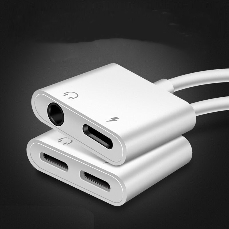 Подходит для iPhone, X7 8 плюс переходник для наушников lightning/HDMI 3,5 мм 2-в-1 8pin аудио кабель-переходник