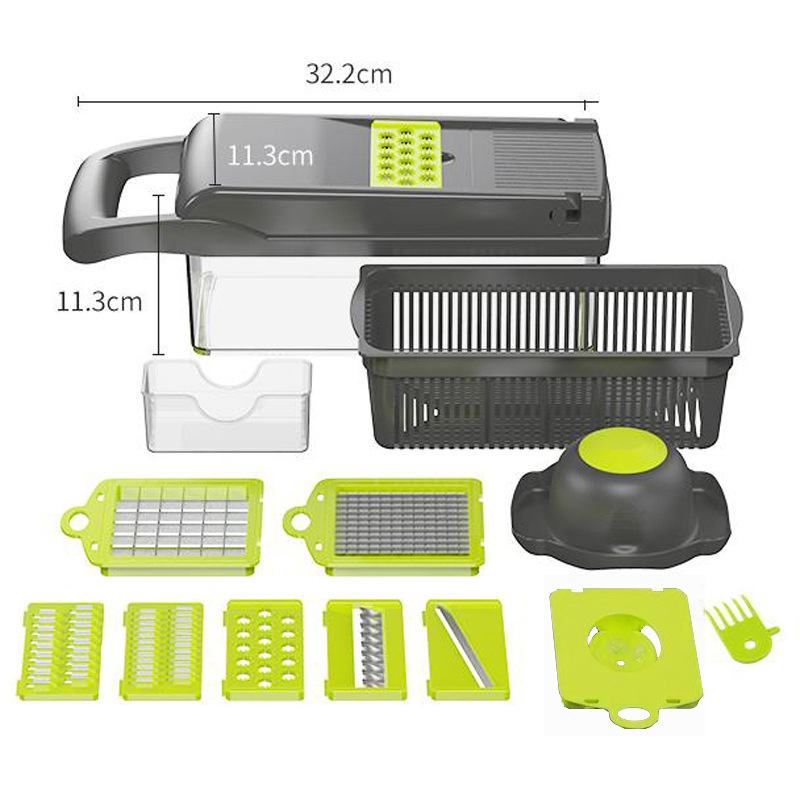 Multifunctional vegetable mandolin slicer Veggie Chopper, Food Chopper Onion Cutter vegetable slicer