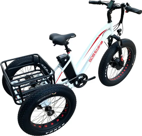Electric Aluminum Alloy 350W Cargo Tricycles Bike 3 Wheels For Adult Other Tricycles Trycycle With Lithium Battery Powered