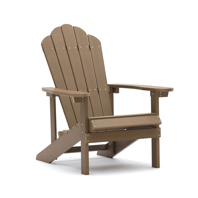 Уличный цветной водонепроницаемый пластиковый деревянный садовый стул Adirondack