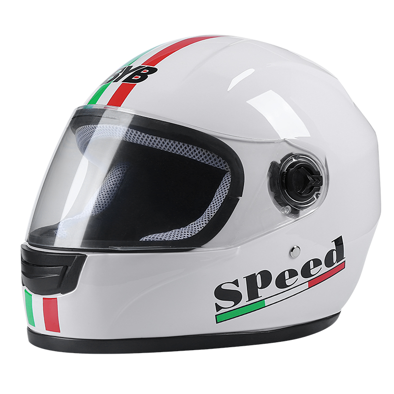 Full Face Motorcycle Helmet Street Bike Motocross Racing Bike Helmet w/Sun Visor