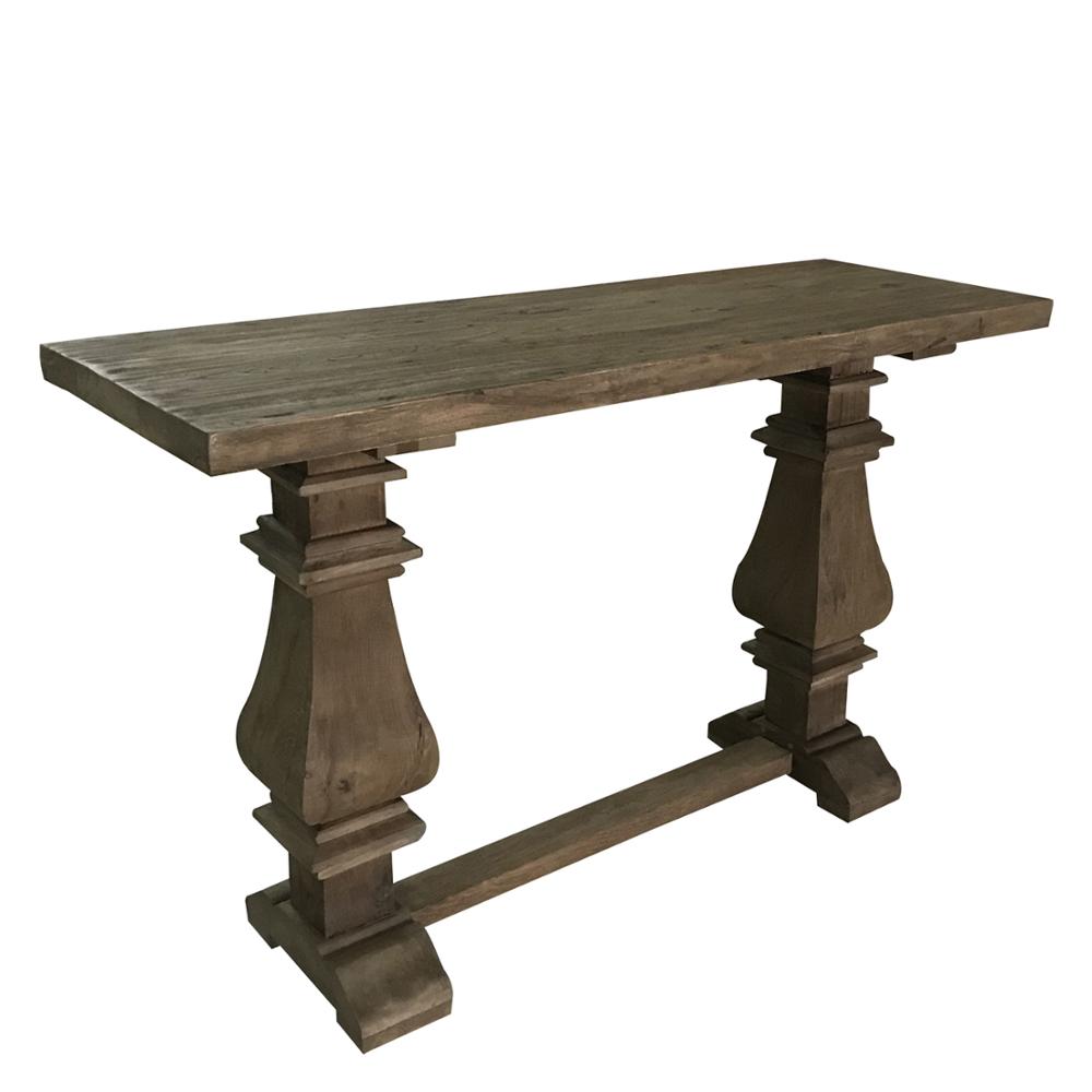 Reclaimed elm деревянный античный консольный стол