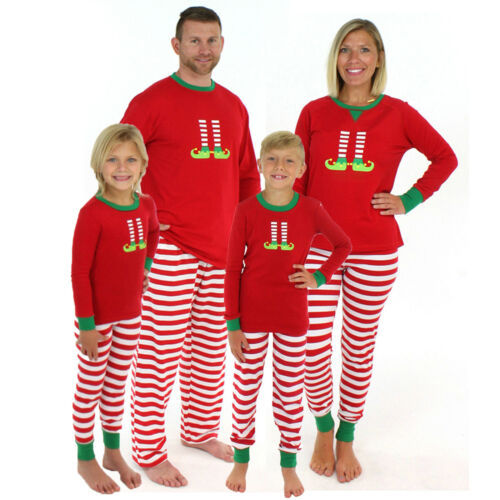 Christmas Family High Quality Pajamas Home Clothes Parent-child Two-piece Sets