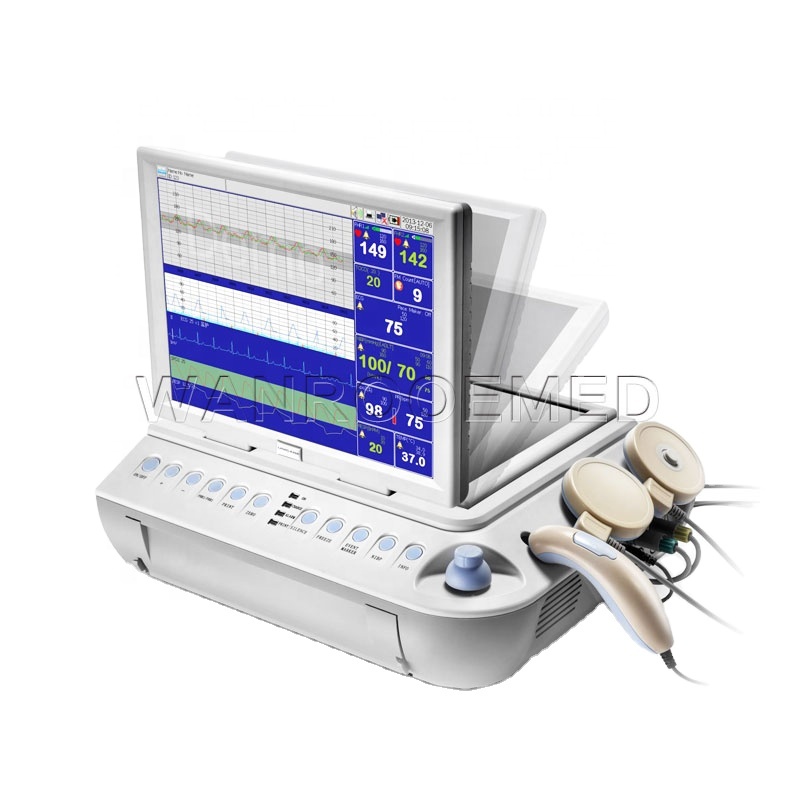 Mars B Больница портативный Toco CTG Doppler фетальный монитор сердцебиения