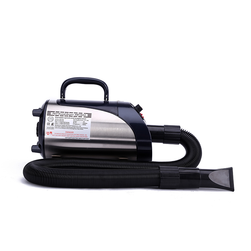 Perfiso Household 3.8HP/2800W Stepless Adjustable Speed Pet Hair Force Dryer Dog Grooming Blower