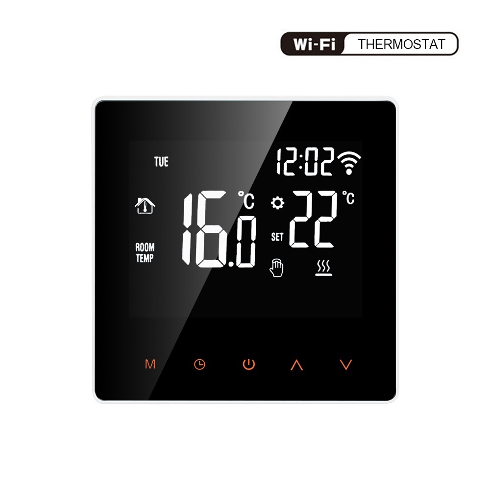 Умный термостат Tuya с Wi-Fi, электрический нагреватель пола для воды/газового бойлера, пульт дистанционного управления температурой для Google Home, Alexa