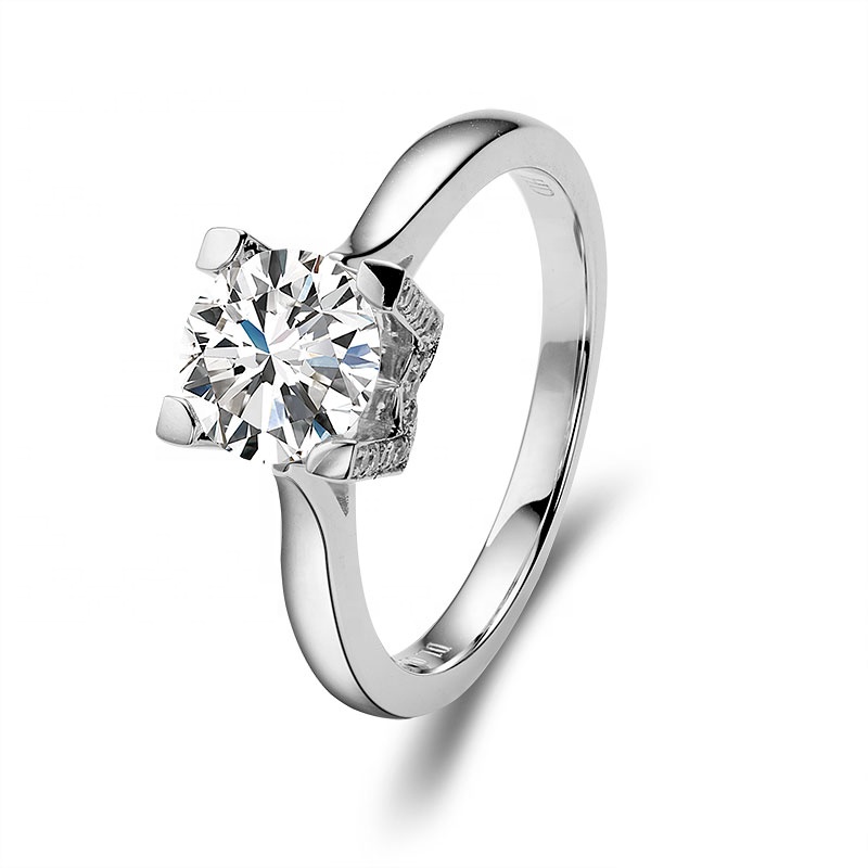 925Ssterling серебряное кольцо с буквой H, кольцо с закрепкой в форме буквы asscher, Муассанит, поставщик ювелирных изделий, оптовая цена, Заводская поставка