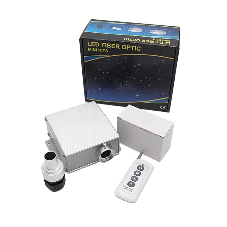 RGBW twinkle fiber optic light engine
