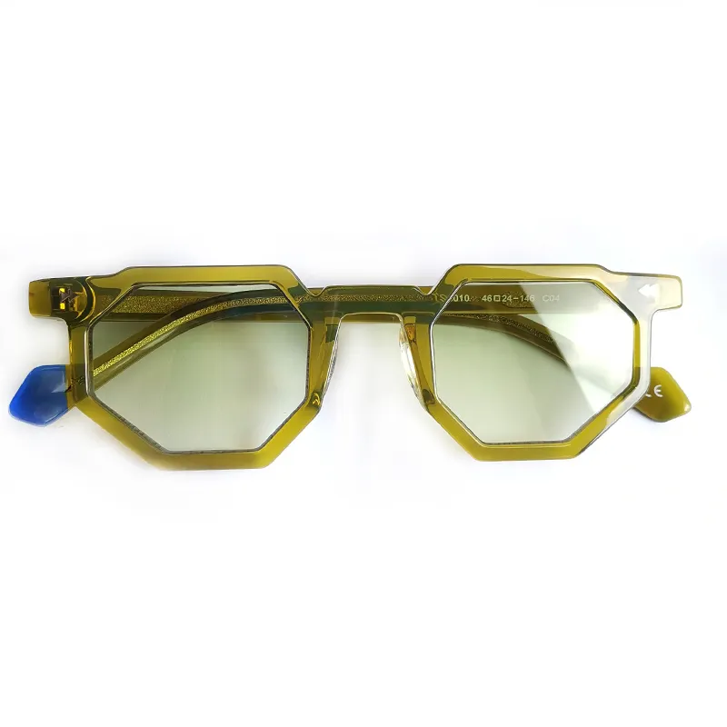 Sunglasses Fashion Acetate 1970S Style Sun Glass Nature Friendly Material