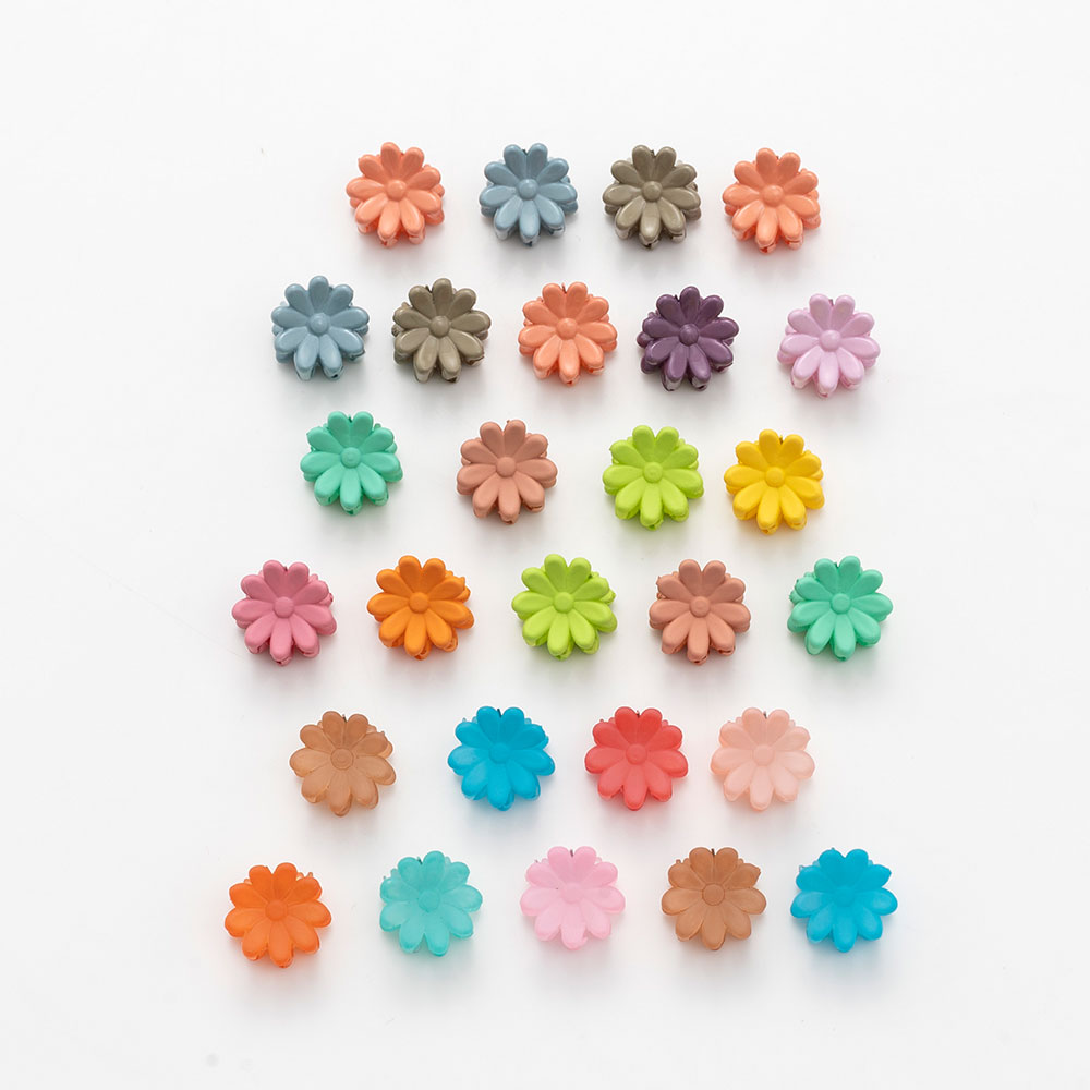 50pcs/bag Mini flower children's cute clip hairpin baby princess braided hair headdress