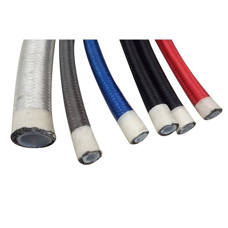 AN8 -8AN 3/8 дюймовый ПТФЭ плетеный из нержавеющей стали E85 fule oil hose lines AN ПТФЭ плетеный шланг для бензина E85 алкоголь дизельный