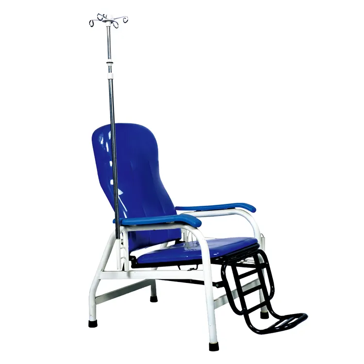 Epoxy coated likage design adjustable iv infusion chair