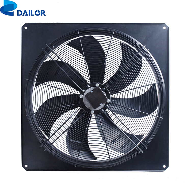 10 inch 250mm AC/EC Metal square housing axial flow fan