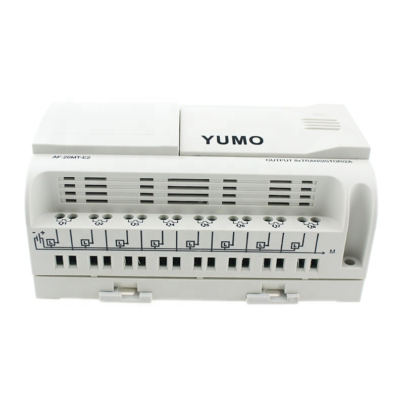 AF-20MT-E2 DC12/24V,12 точек касания DC вход 8 баллов выход тразистора мини программируемый логический контроллер ПЛК контроллер