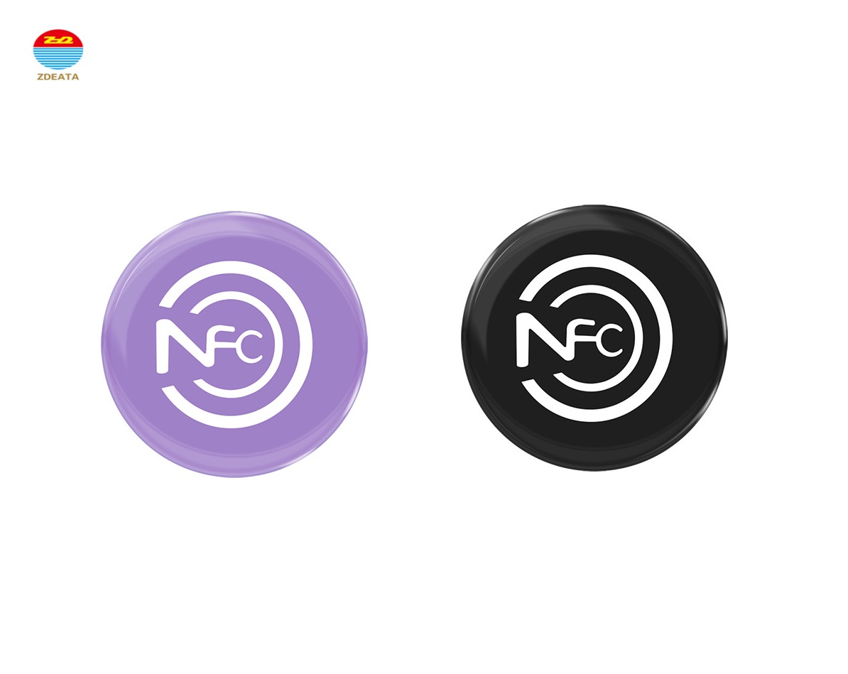 Пользовательский логотип напечатанный nfc тег программируемый ПВХ эпоксидный тег для социальных сетей nfc