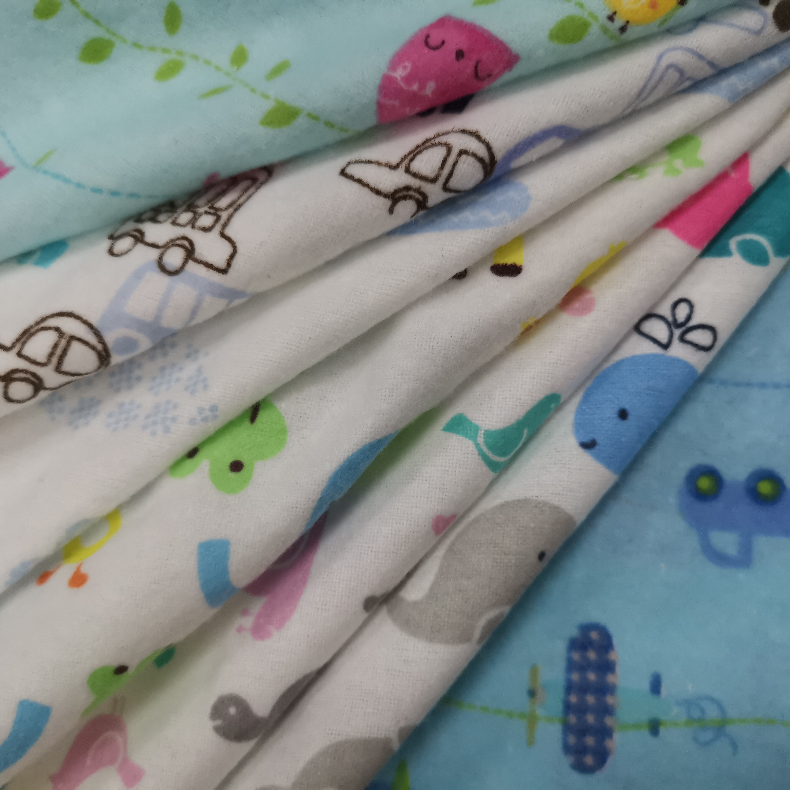 cotton flannel fabric ready goods,fast delivery,small moq.stock print flannel fabric