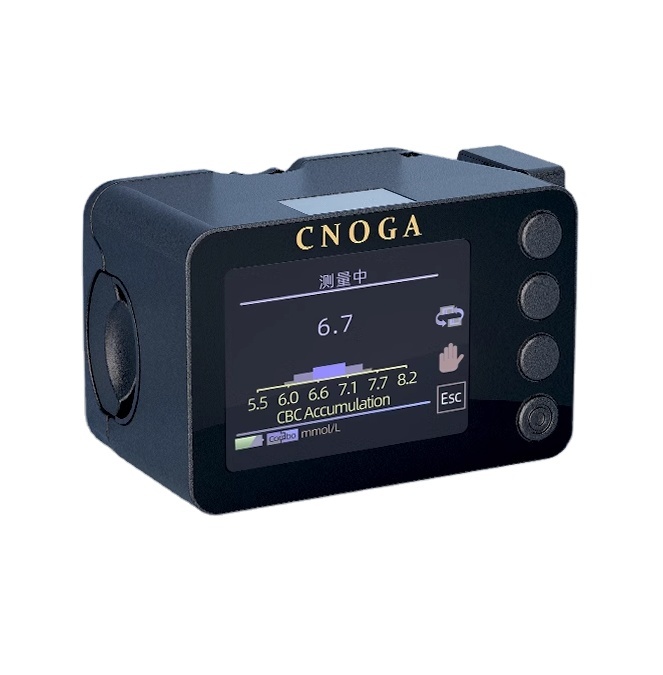 Israeli technology Cnoga non-invasive blood glucose meter for home use, needle free finger painless dynamic measurement