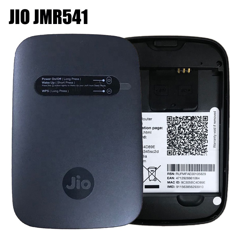 4G точка доступа портативные Wi-Fi устройства LTE Карманный Wi-Fi беспроводной маршрутизатор MIFIs JioFi Jio JMR541 поддержка B3/5/40