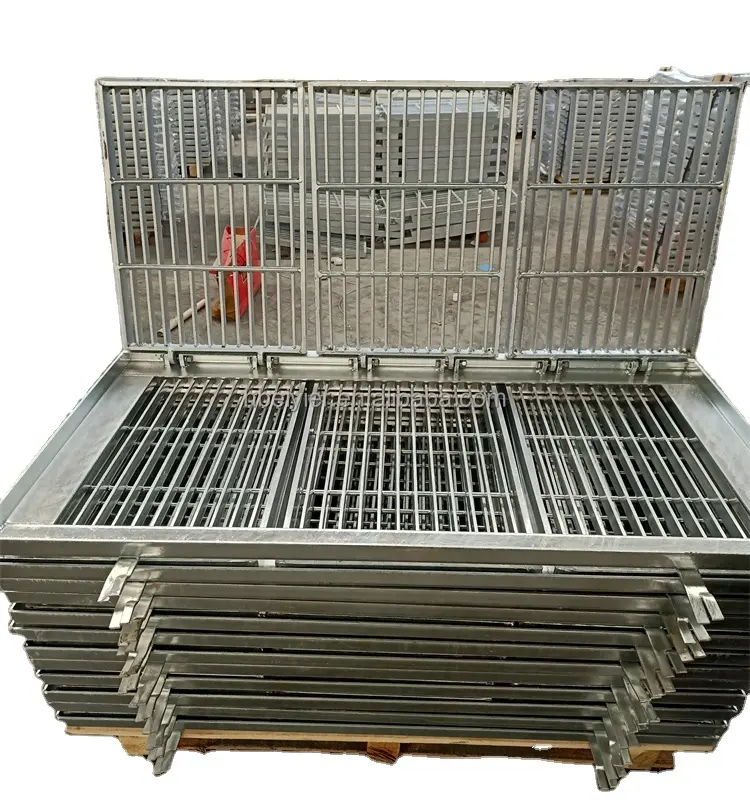 Singapore HDB Galvanized Pedestrian Steel Grating With Opening For Drainage Cover
