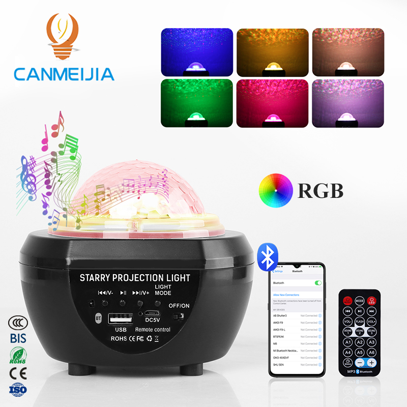 Звездный проектор 3d ночной свет 10 Вт RGB светодиодный Ночной свет/звездный проектор/световой проектор, проектор освещения, Галактический свет