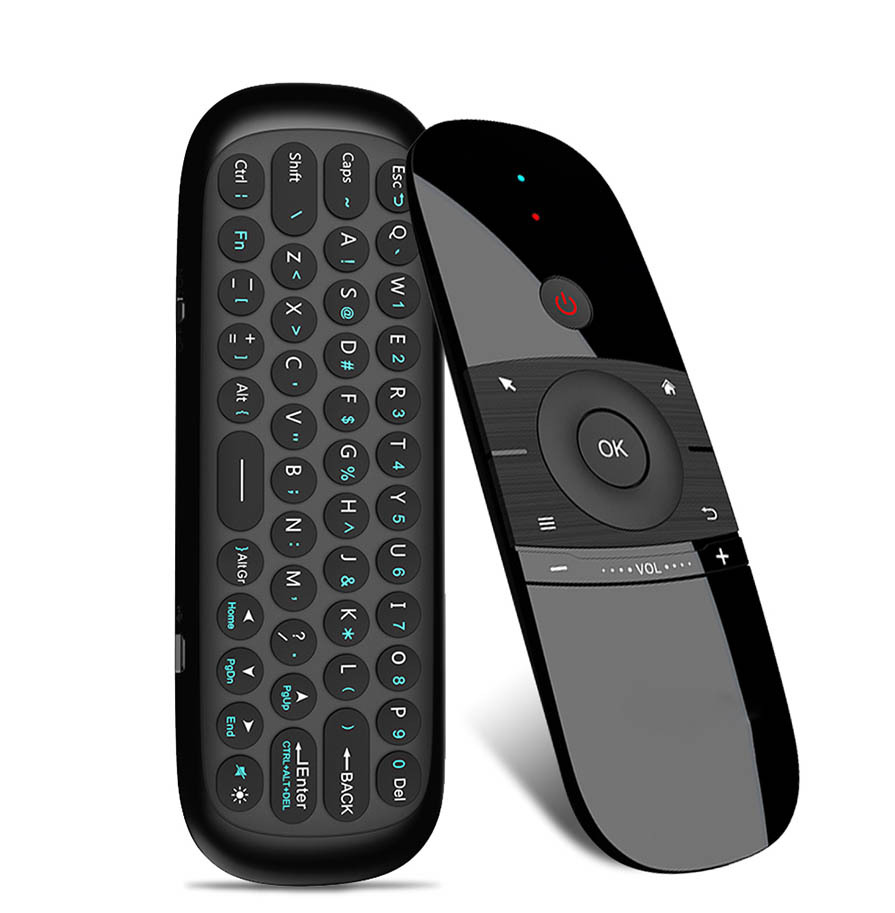 Новый оригинальный w1 fly air мышь Беспроводная клавиатура мышь 2,4g перезаряжаемый мини пульт дистанционного управления для продажи
