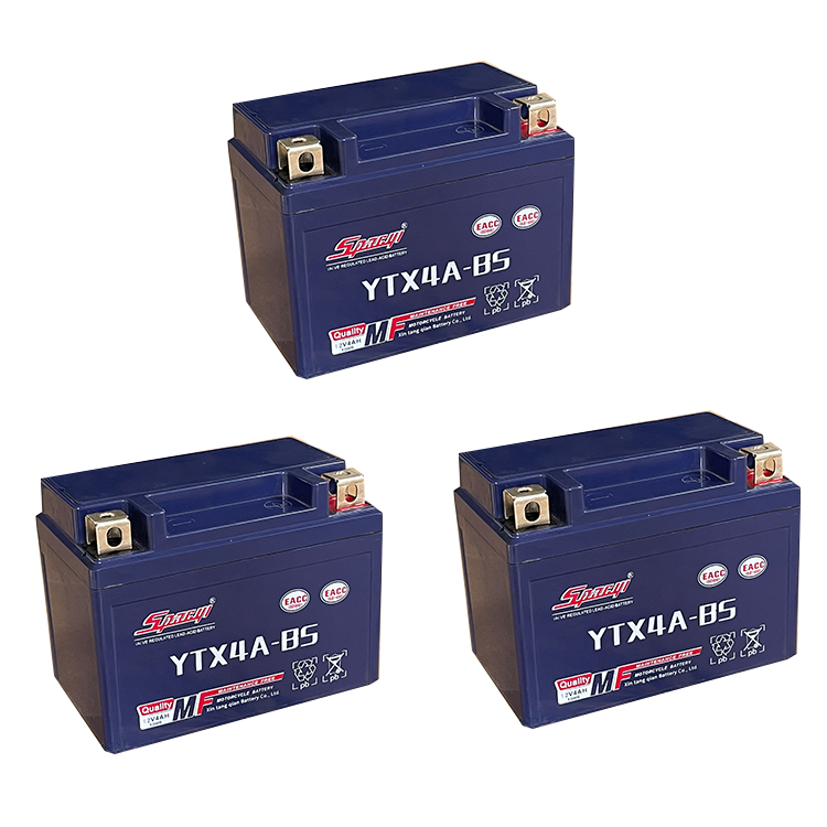 New Product 12v4ah Two Wheel Battery aki motor YTZ5S/GTZ5S 6MF4L Lead Acid Motorcycle Gel Batteries