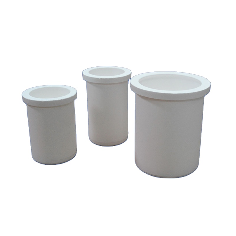 High Temperature Resistance 1800 Alumina Ceramic Crucible For Melting