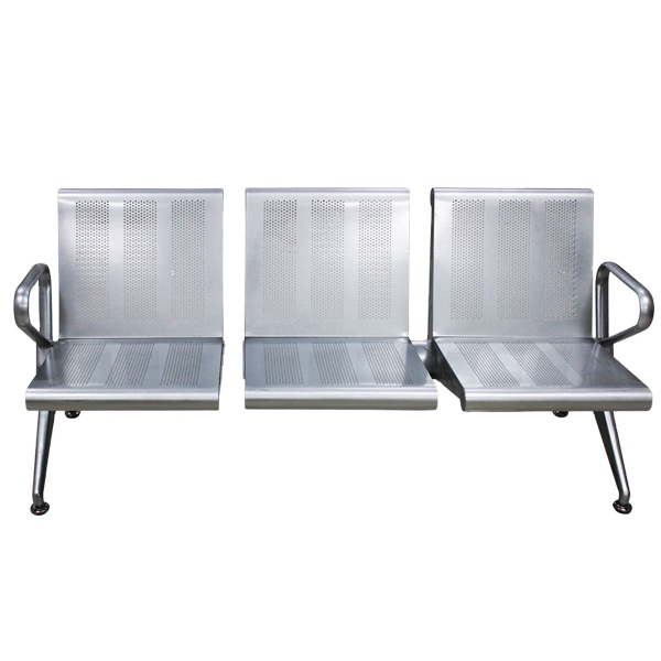 outdoor and indoor stainless steel long punched hole bench