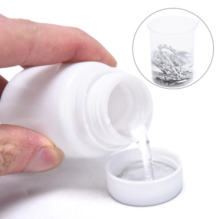 40ML Jewelry Cleaner Liquid Anti-Tarnish Clean Silver Gold Jewelry Polishing