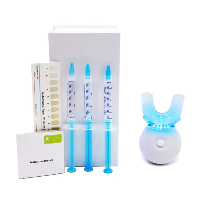 Private Label Teeth Whitening Led kit with Peroxide Free Gel