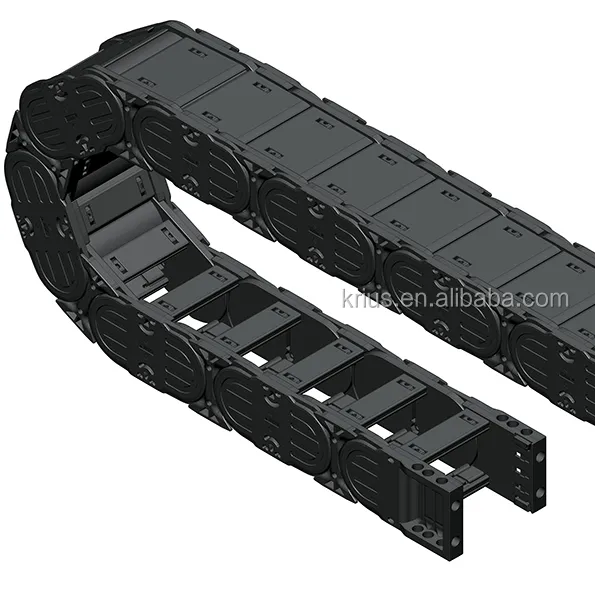 Rub-resistance Bridge Crane Plastic Heavy Loading CNC Drag Chain Cable Carrier