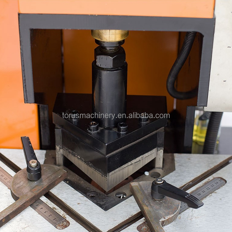 Hydraulic Multifuntion removable angle Adjustable Corner Notching sheet steel Metal Machine
