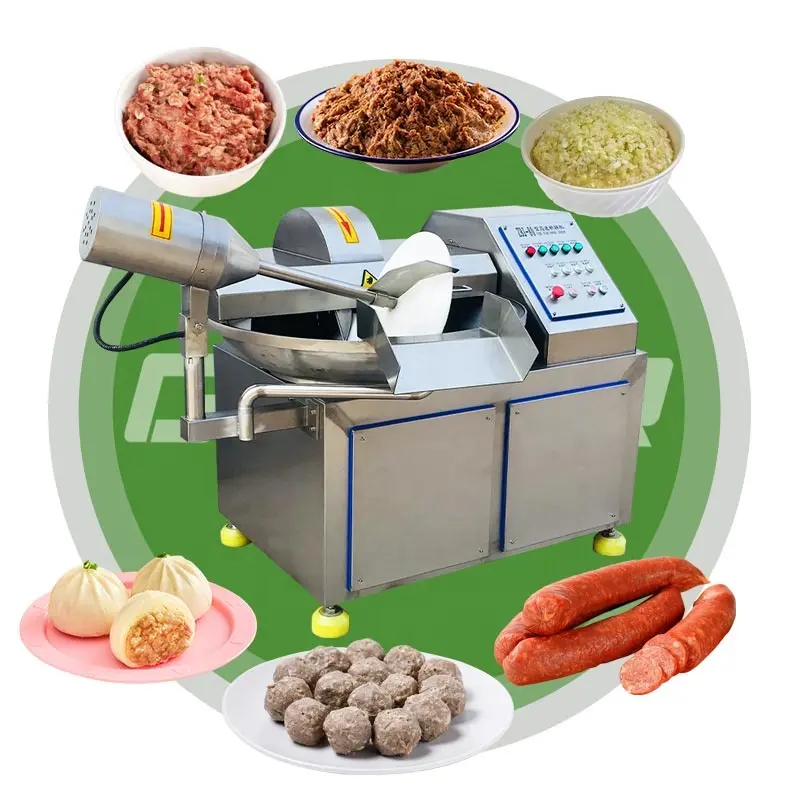 Single Phase Power Filler Use Commercial Laboratory Small SZ-300 Machine Laboratorysmal Bowl Cutter for Sausage