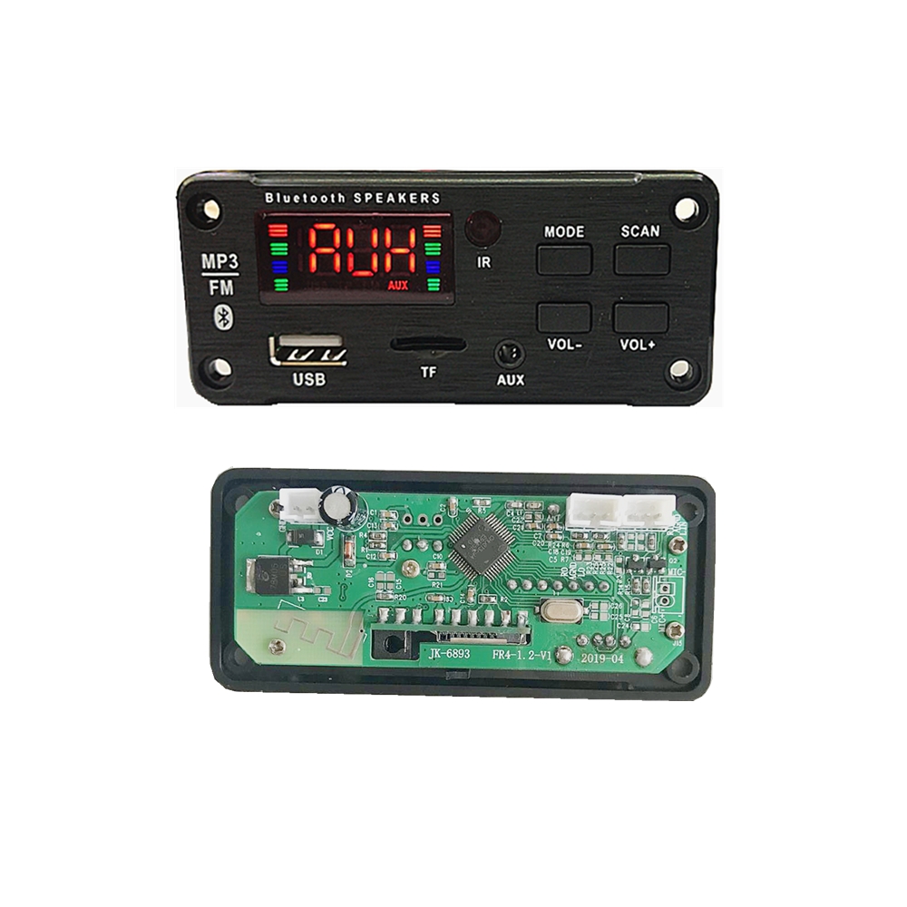 JK6893 цветной дисплей FM USB bluetooth плата аудио Радио mp3 плеер модуль