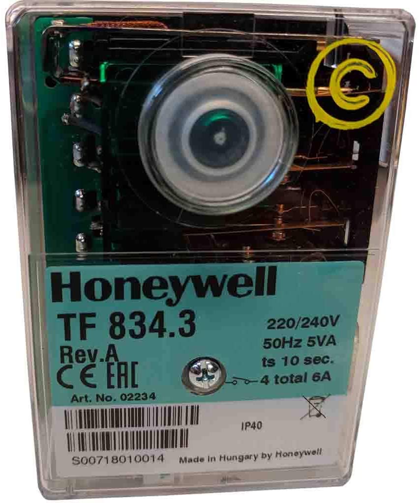 Honeywell, контроль безопасности горелки масла TF834.2, автоматический блок управления горелкой
