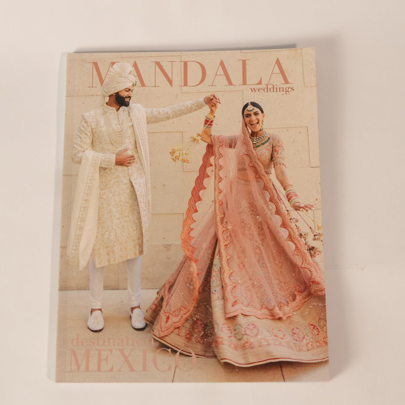 Factory hot sales high performance wedding magazine/catalog magazine for printing booklet brochure catalogue