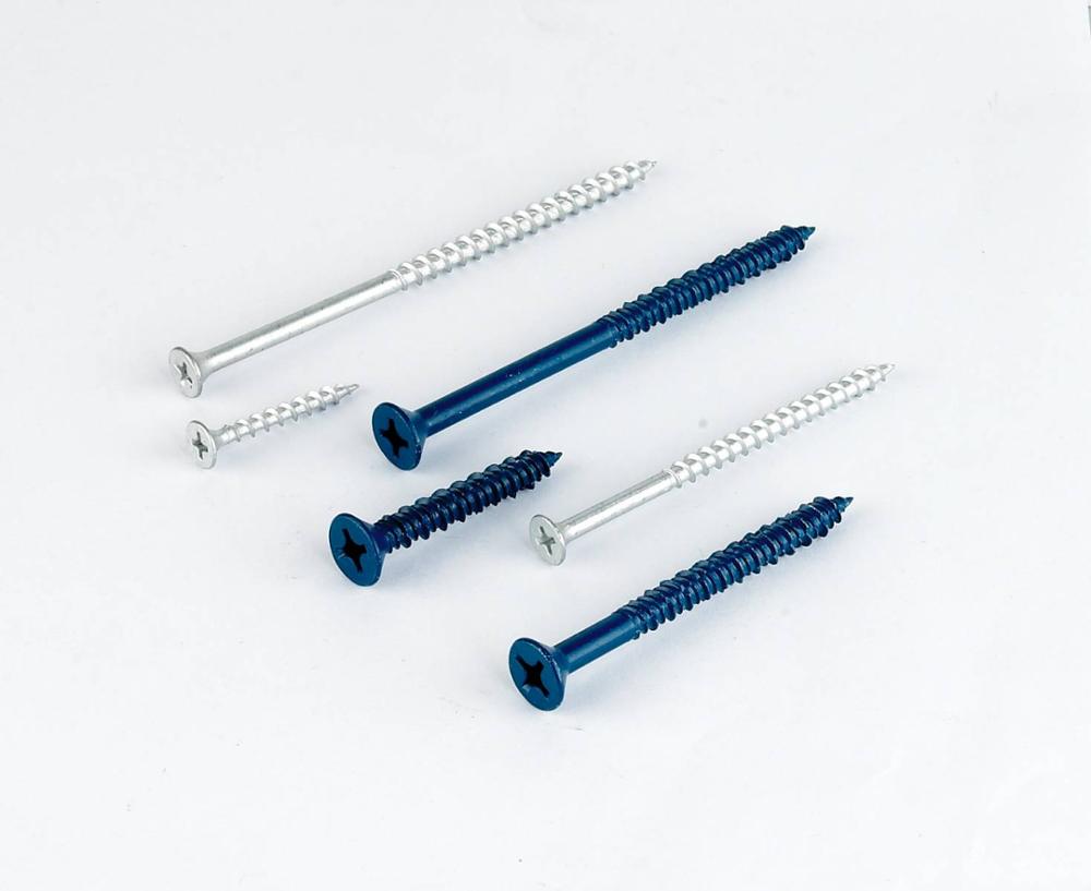 Fabory 1/4 "Dia. x 6" плоский Филлипс Синий русперт бетонный винт