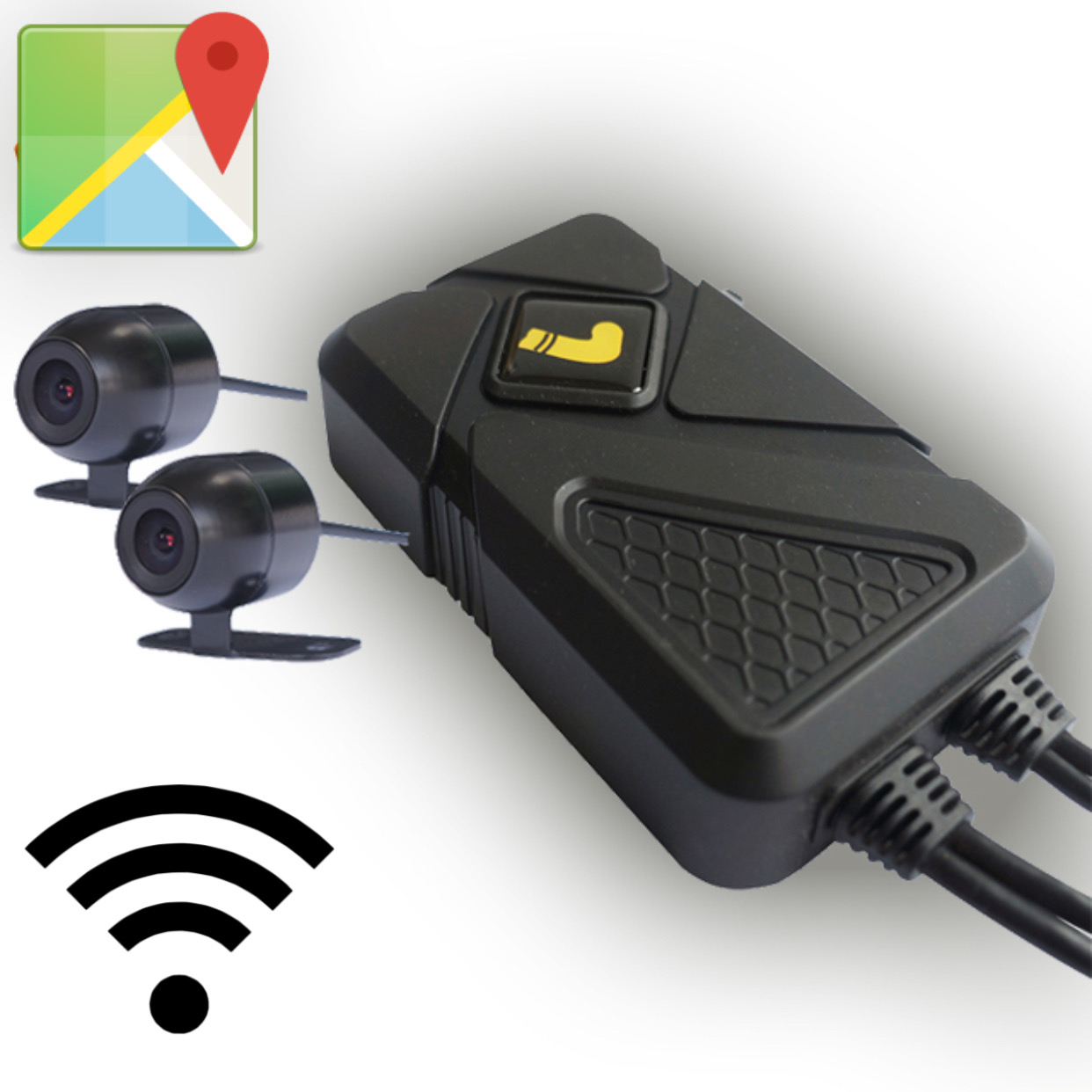 Ботинки в байкерском и поддержкой Wi-Fi Двойной видеорегистратор HD 1080P