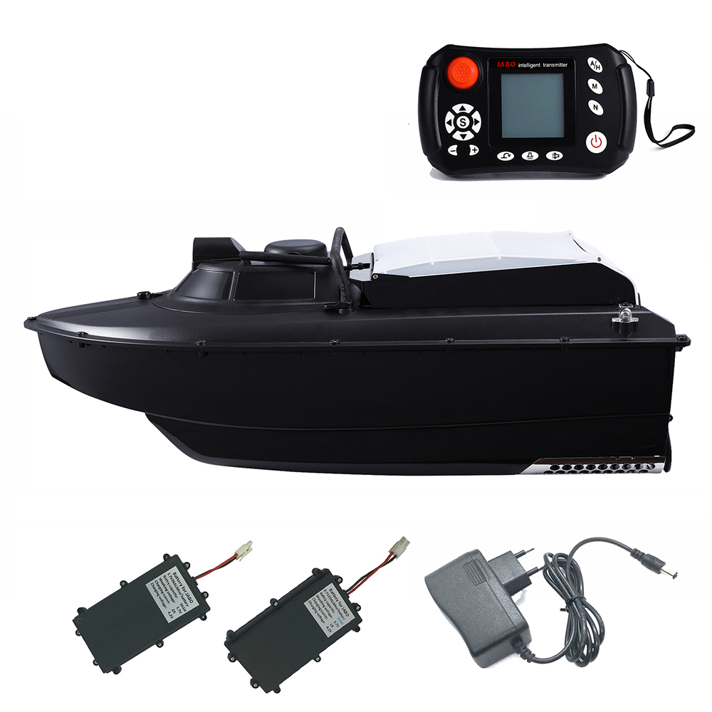 Лодка-приманка JABO 2CG-20A + 36A, немецкий склад, GPS-навигация, магазин рыбопоисковых устройств с 16 точками подачи, доставка на склад в Германии