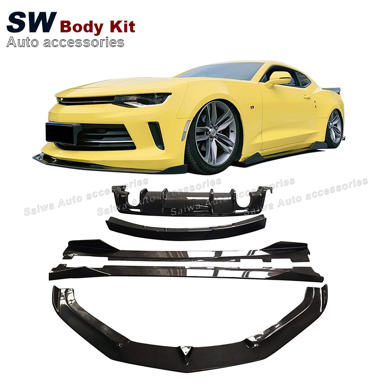 Высококачественный набор из углеродного волокна YG для Chevrolet Camaro, обновленная модификация, аэродинамический корпус, автозапчасти