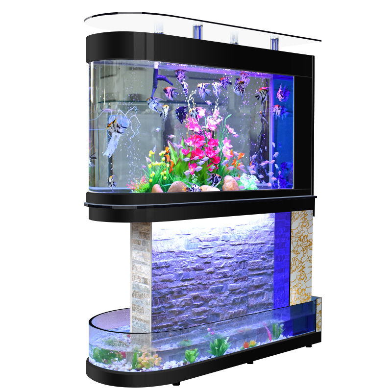 Goldfish tank landscaping customization 2021 Best Selling Customizable Ultra Clear Glass Aquarium Live Fish For Fish Tank