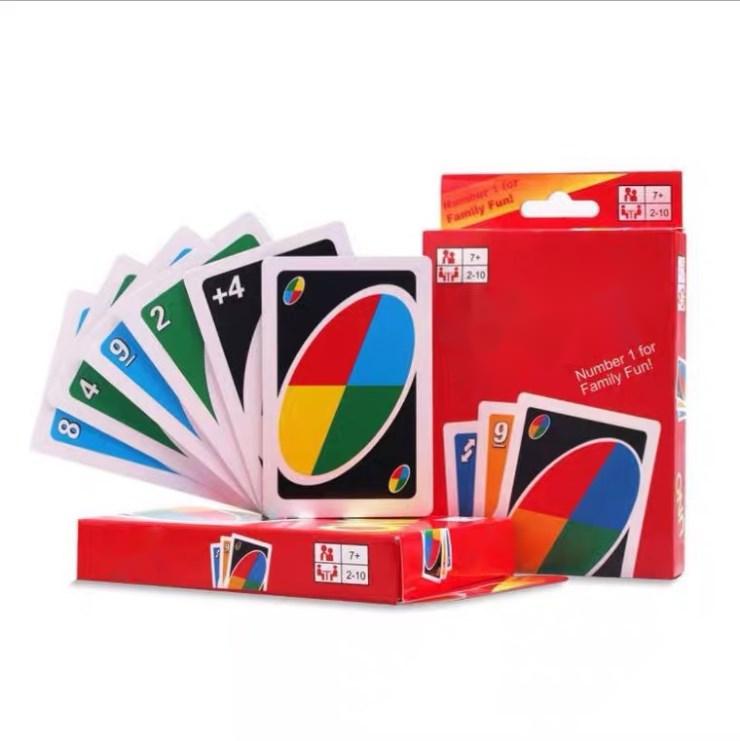Amazon top seller Christmas party game poker cards juego unoes tipo card game