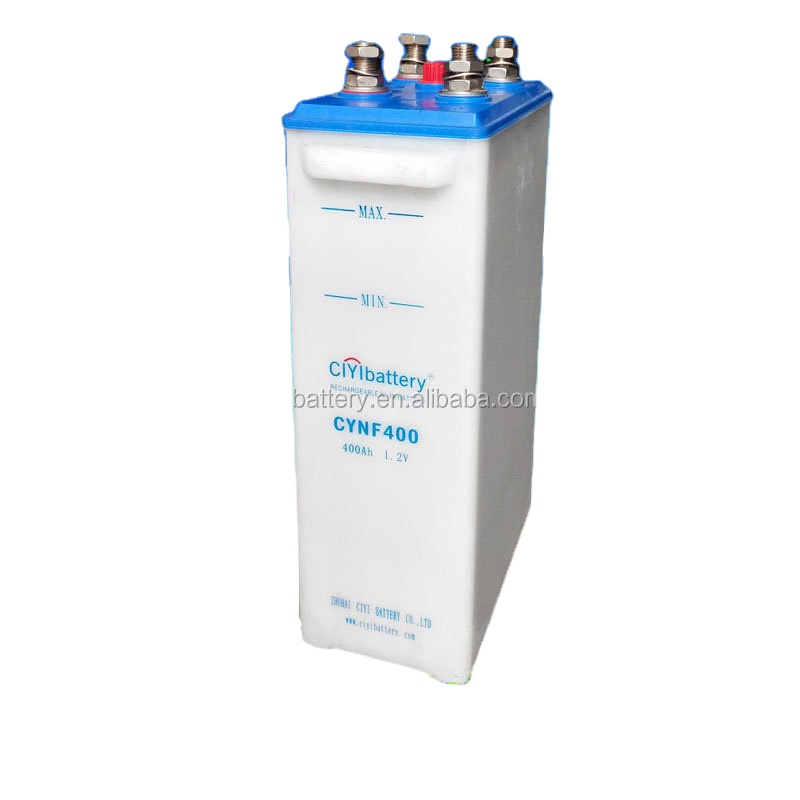 66 Years Military Quality Pocket Plate Low Discharge Rate Nickel Cadmium Battery NI-CD Battery 1.2V 400AH