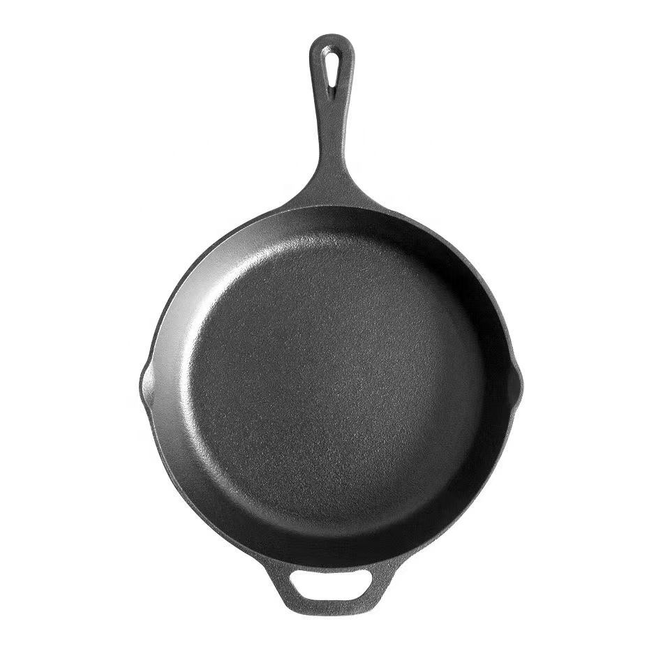 Factory Outlet High Quality Customizable Easy to Use Portable Cast Iron Skillet Pan